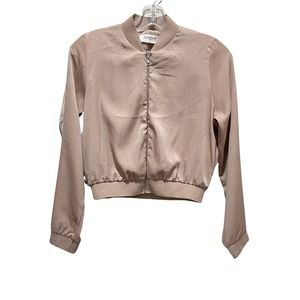 People’s Project LA Remi Woven Jacket Toasted Almond Girl’s Size Large